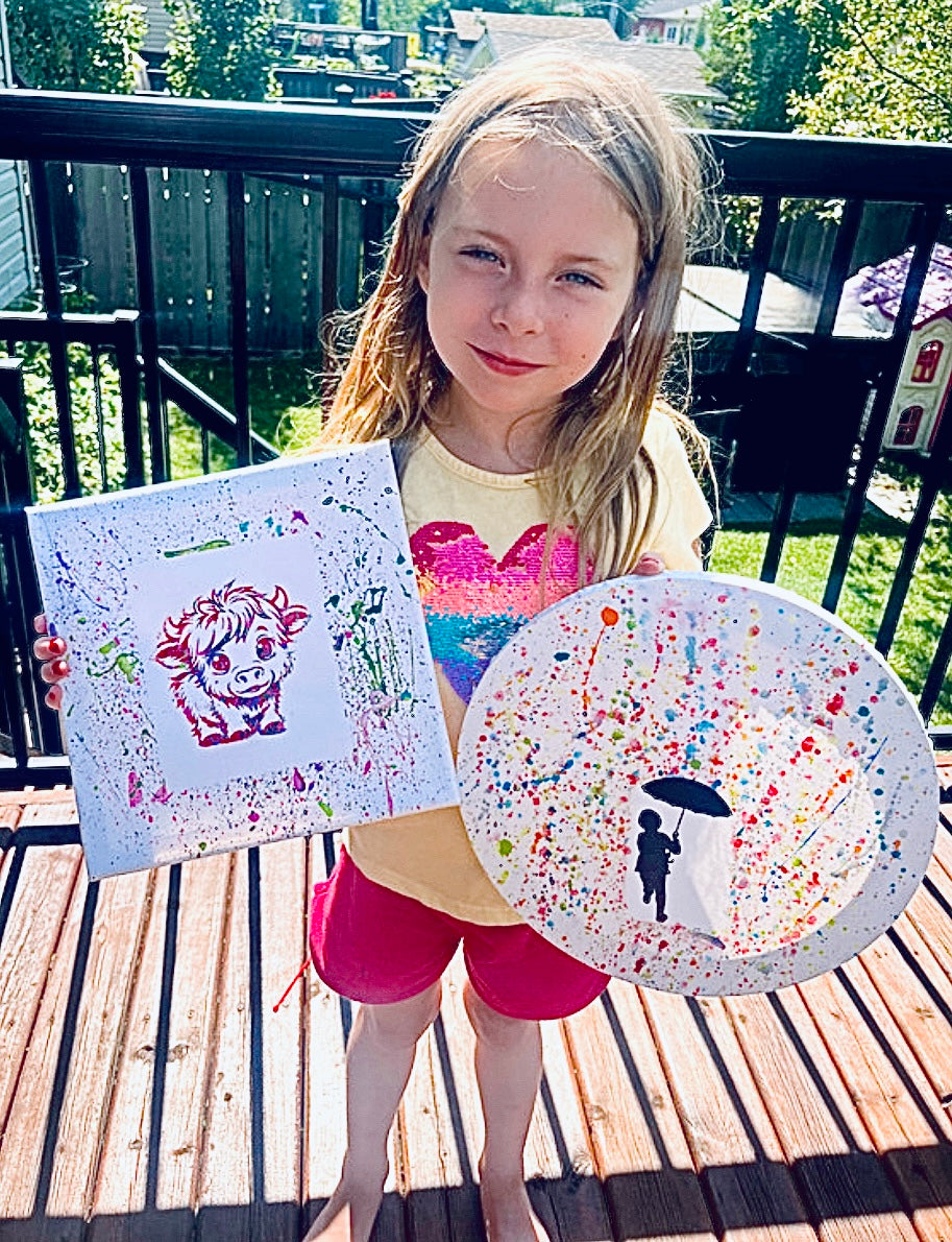 Curated Wonders: Splatter Art Kit (4-8 Students)